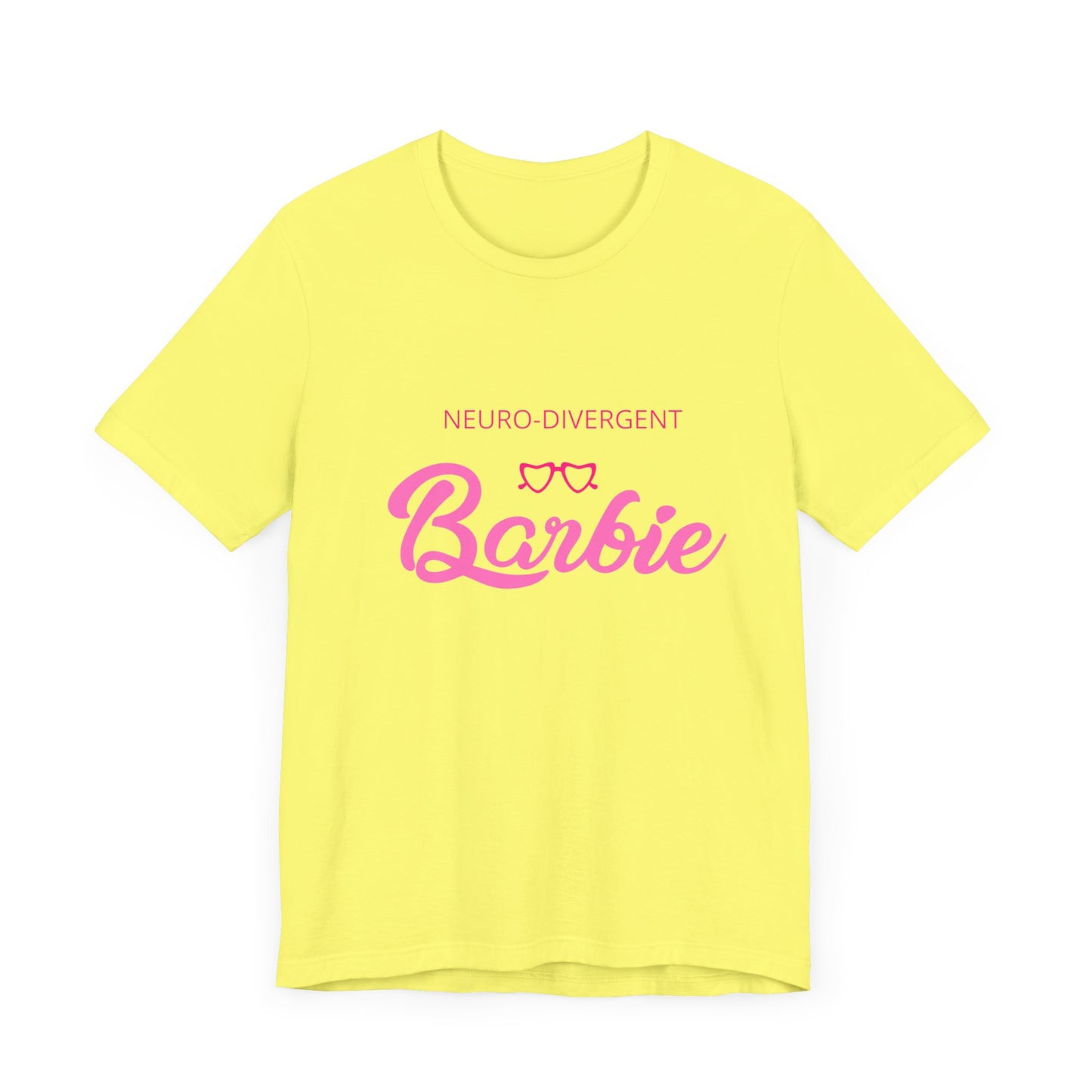 Neurodivergent Barbie Unisex Jersey Short Sleeve Tee