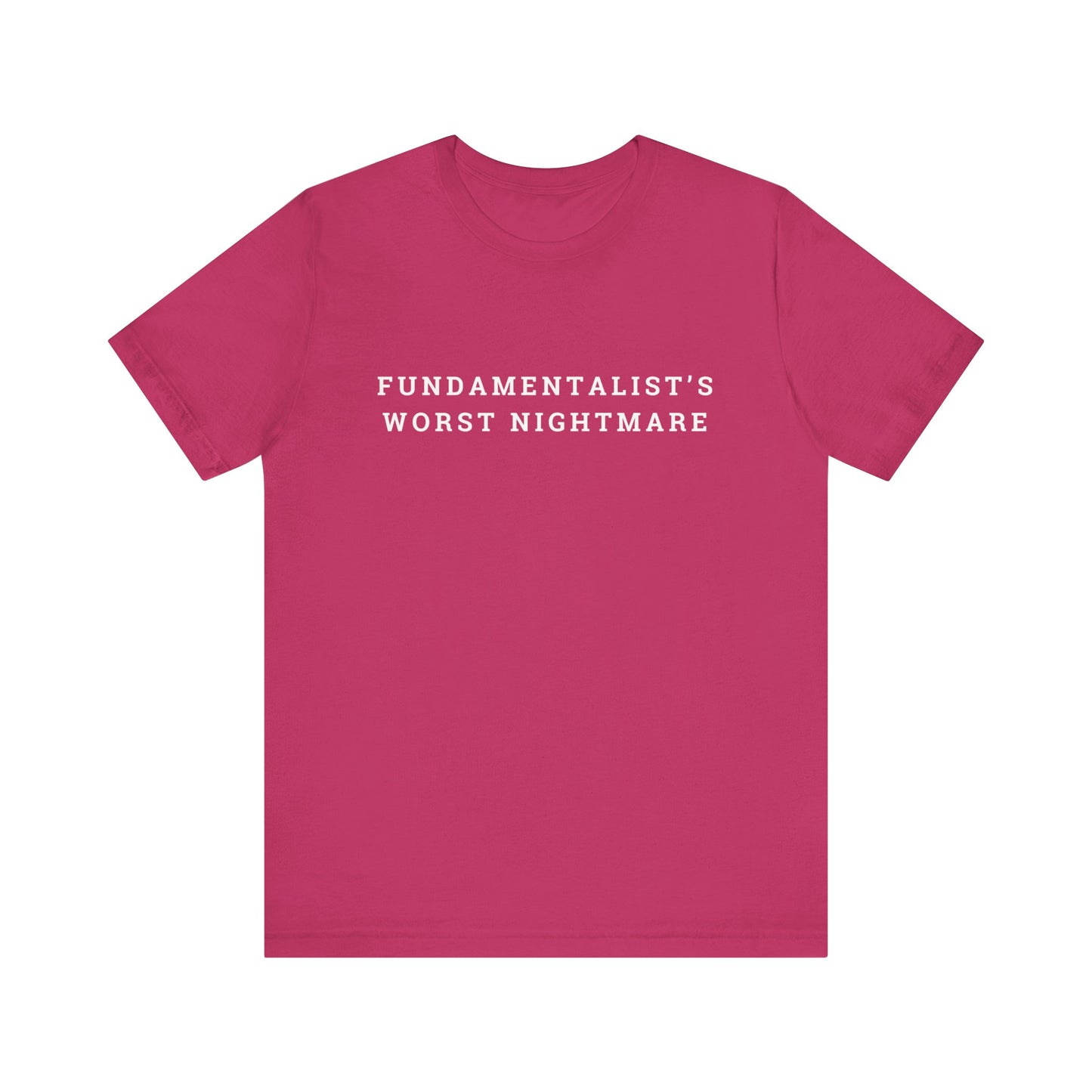 Fundamentalist's Worst Nightmare Unisex Jersey Short Sleeve Tee