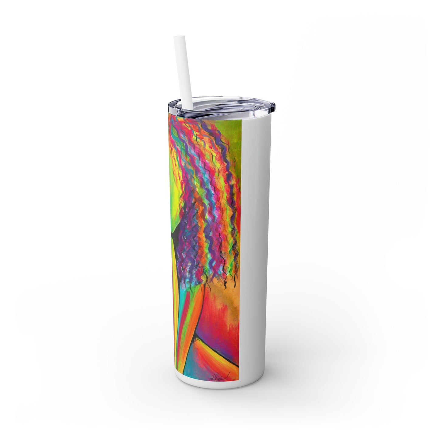 Skinny Tumbler with Straw, 20oz