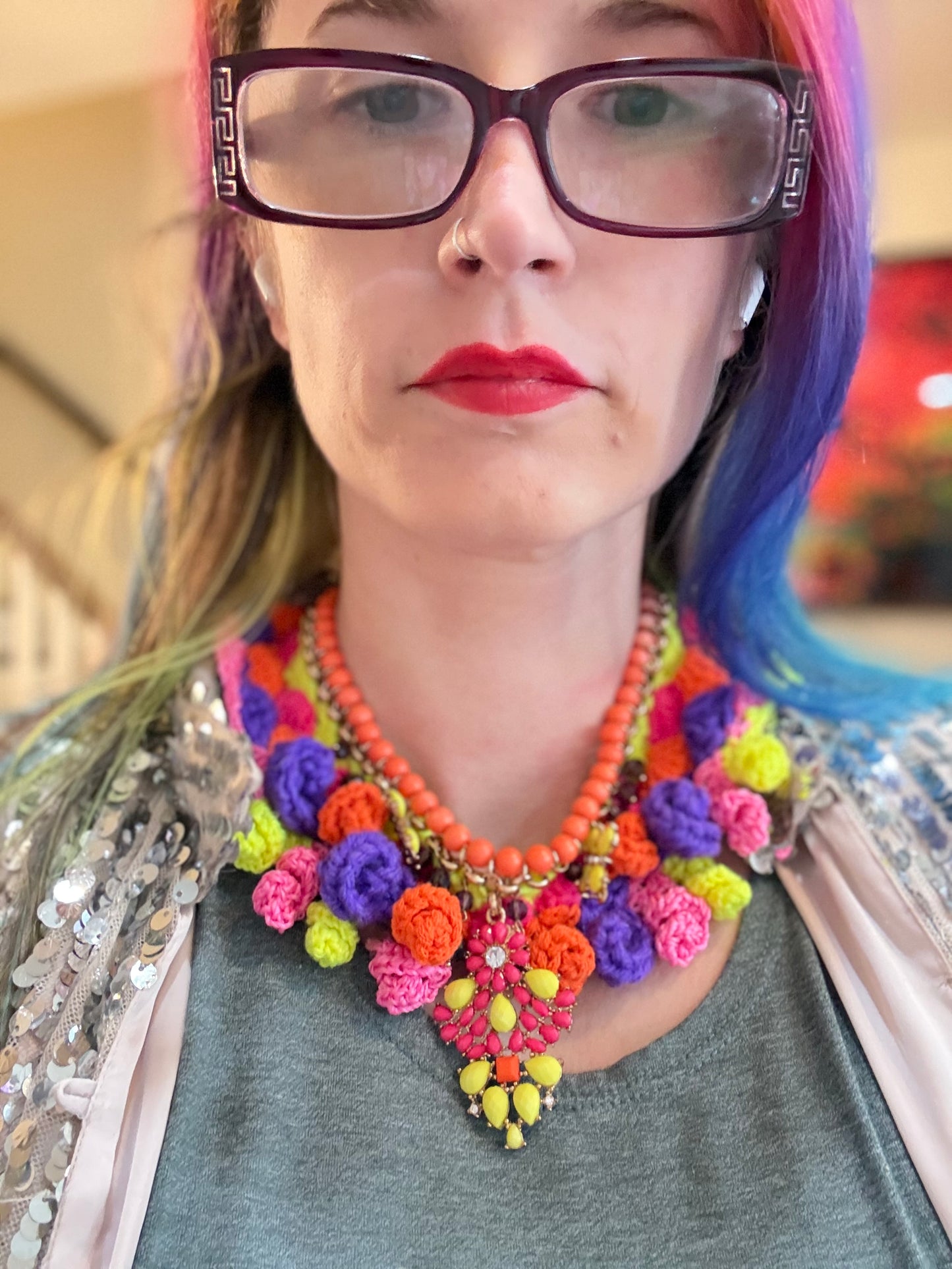 Love bomb collar: Brazilian Carnival