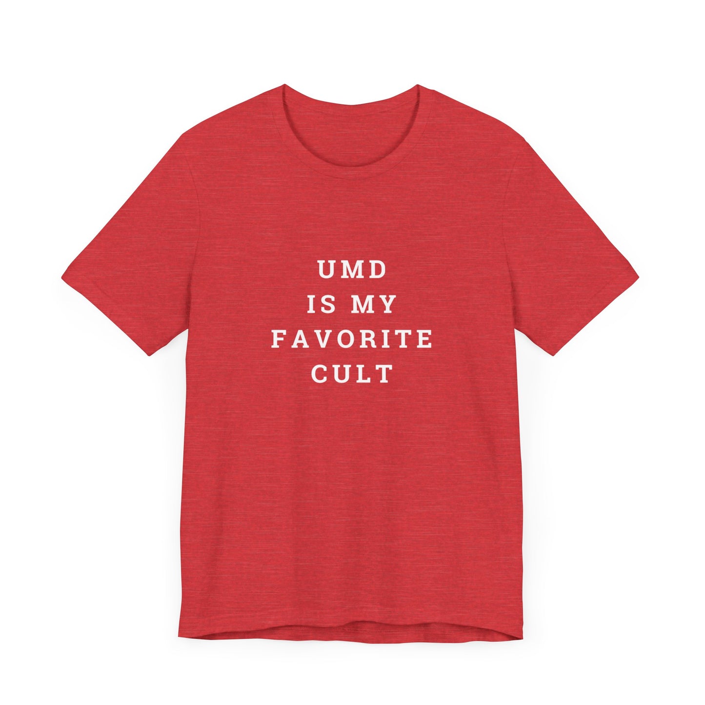 UMD is my Favorite Cult Unisex Jersey Short Sleeve Tee