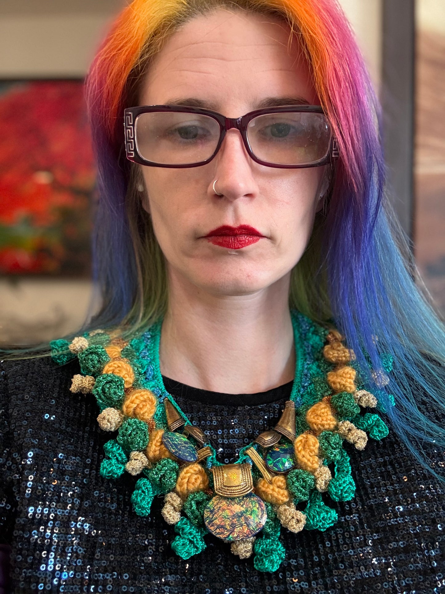 Love bomb collar: Cleopatra