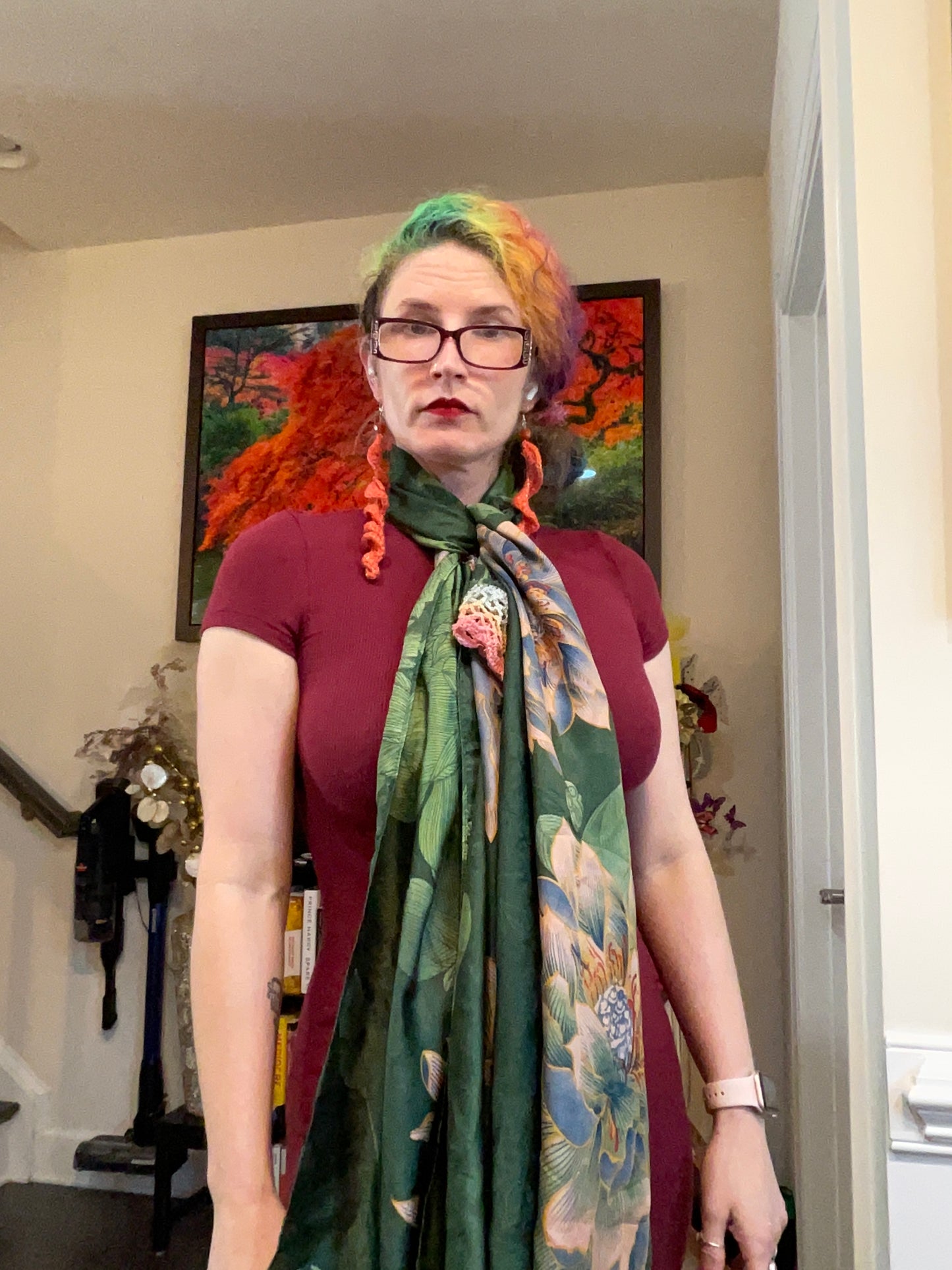 A jungle slouchy Scarfigan