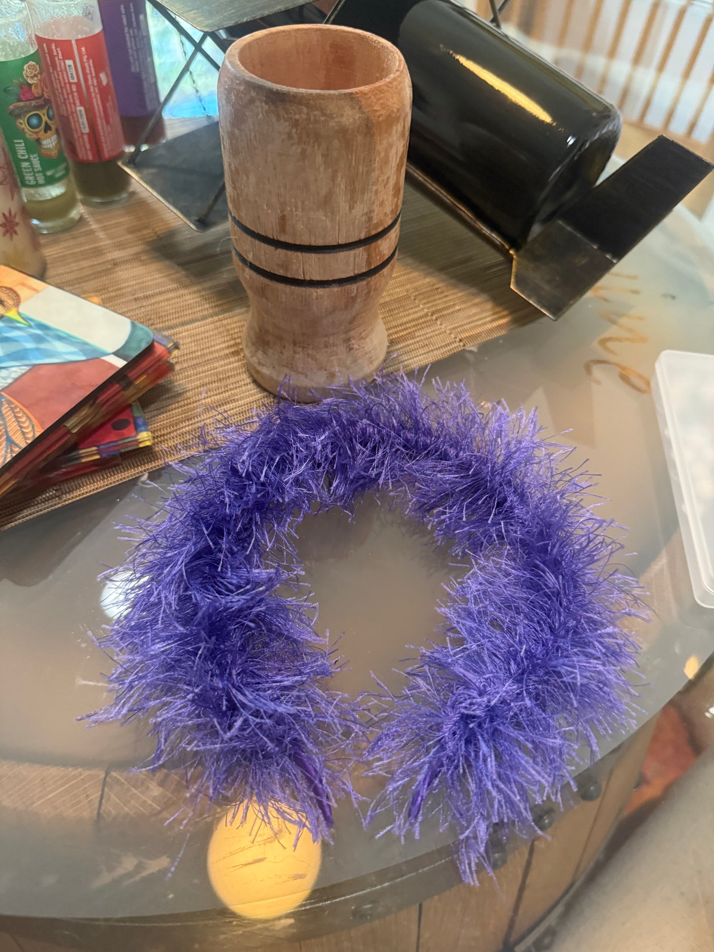 Thought-stopping crochet, headband