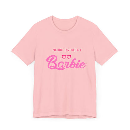 Neurodivergent Barbie Unisex Jersey Short Sleeve Tee