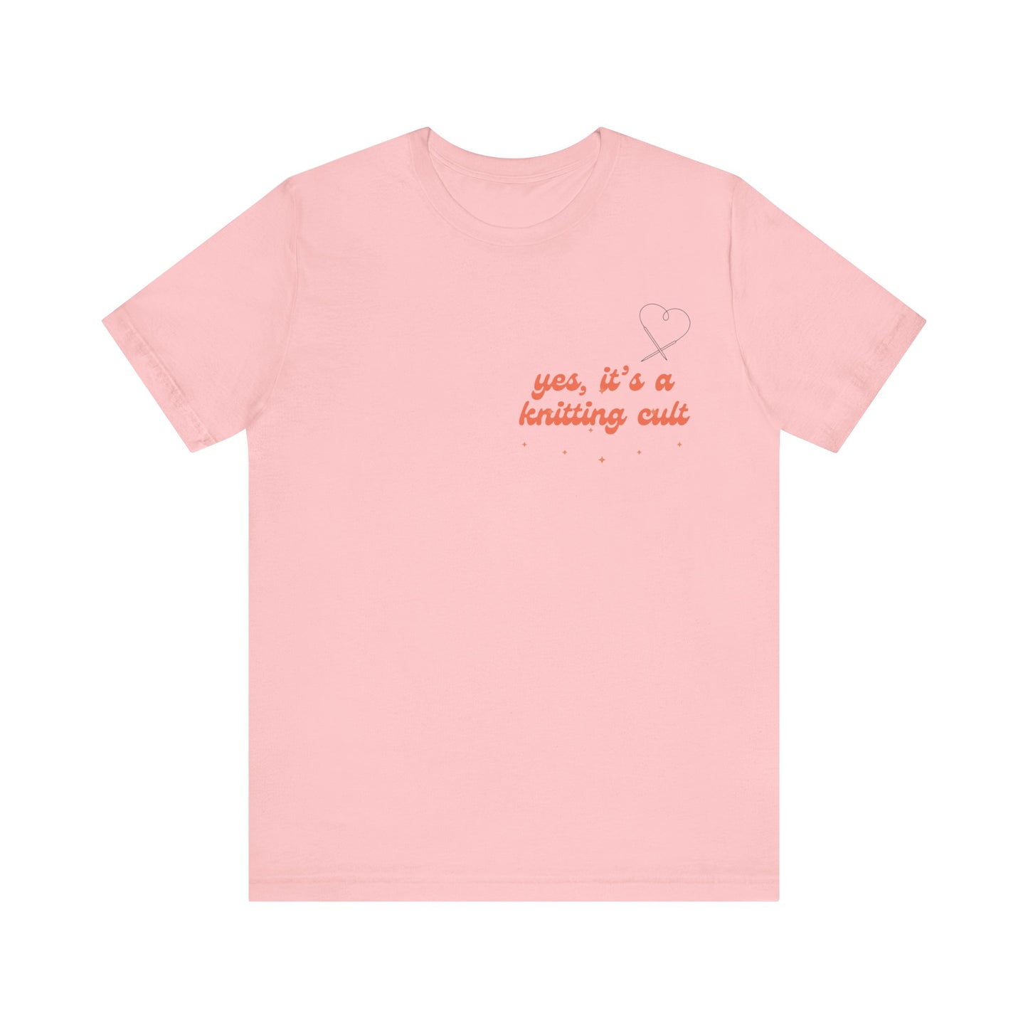 Yes It's a Knitting Cult Unisex Jersey Short Sleeve Tee