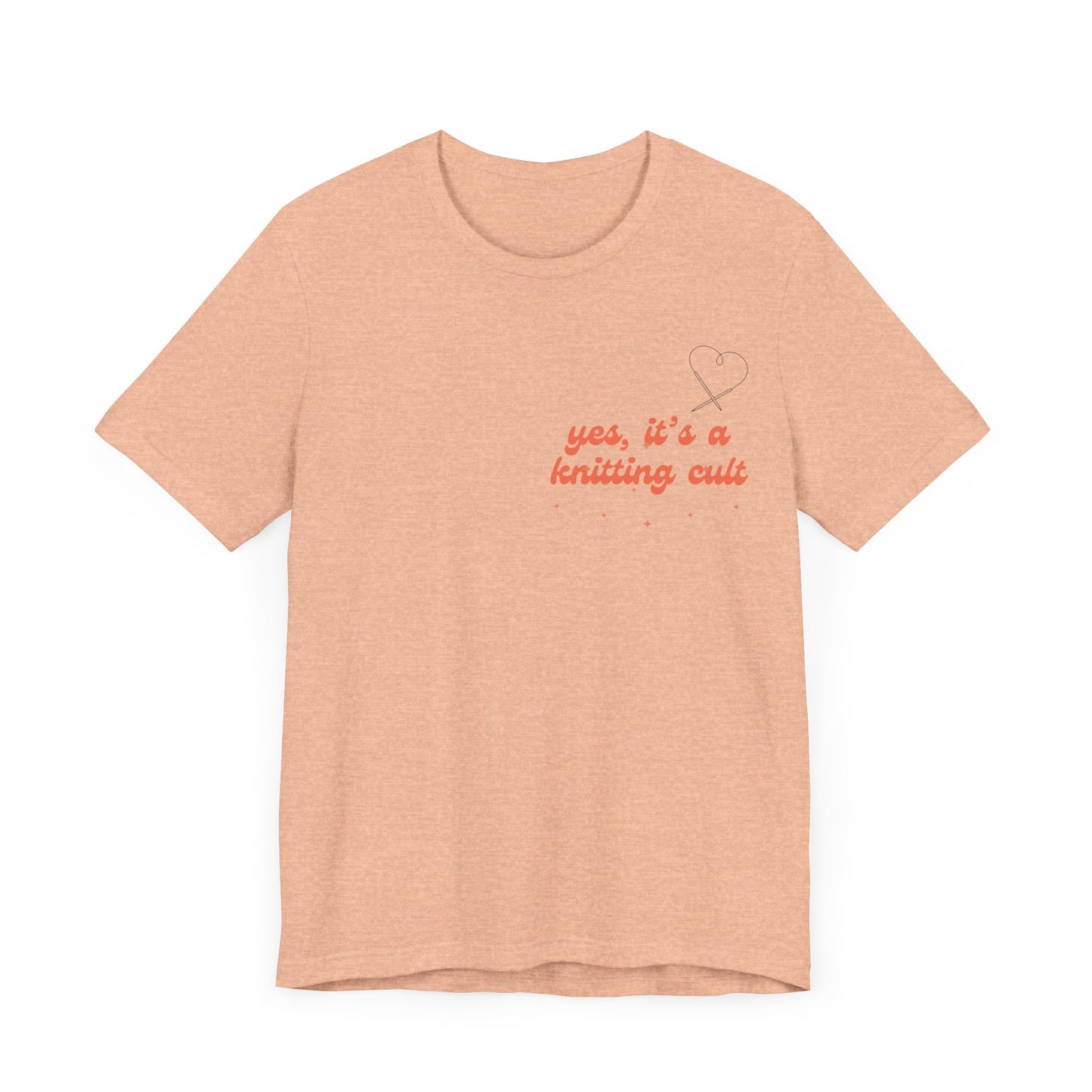 Yes It's a Knitting Cult Unisex Jersey Short Sleeve Tee