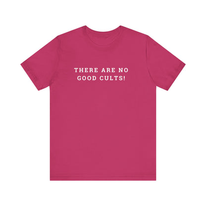 There Are No Good Cults!!! l Unisex Jersey Short Sleeve Tee