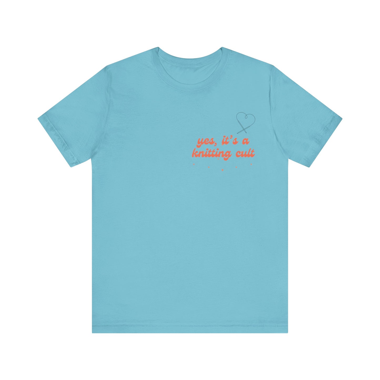 Yes It's a Knitting Cult Unisex Jersey Short Sleeve Tee