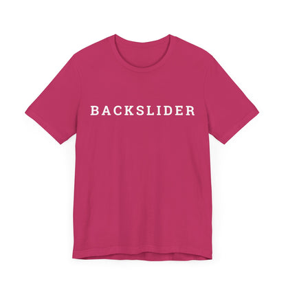 Backslider Unisex Jersey Short Sleeve Tee