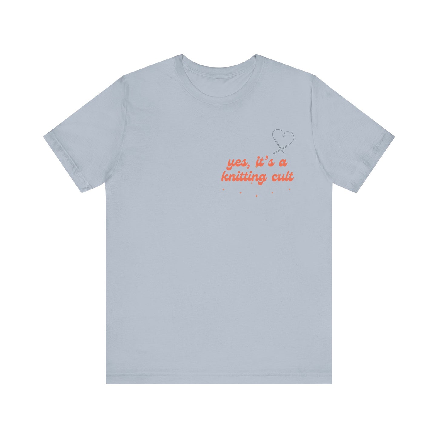 Yes It's a Knitting Cult Unisex Jersey Short Sleeve Tee