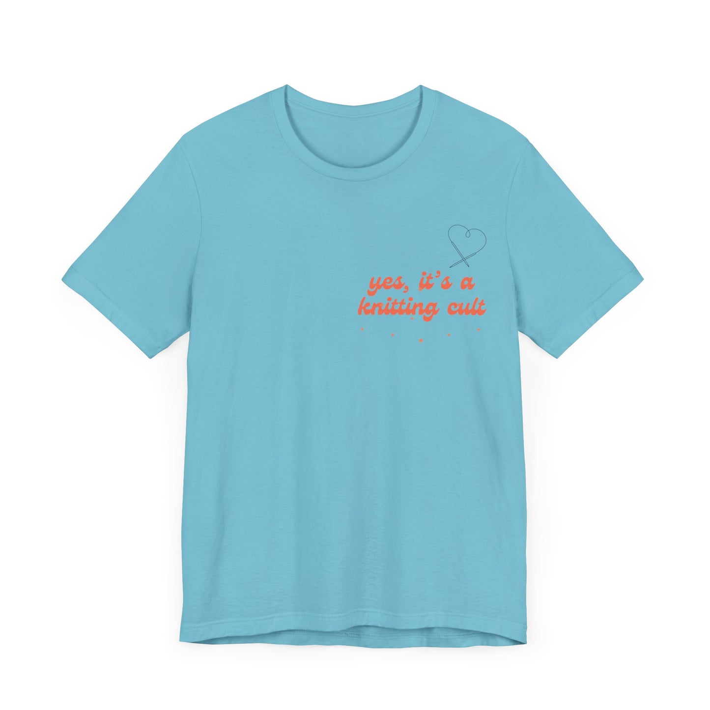Yes It's a Knitting Cult Unisex Jersey Short Sleeve Tee