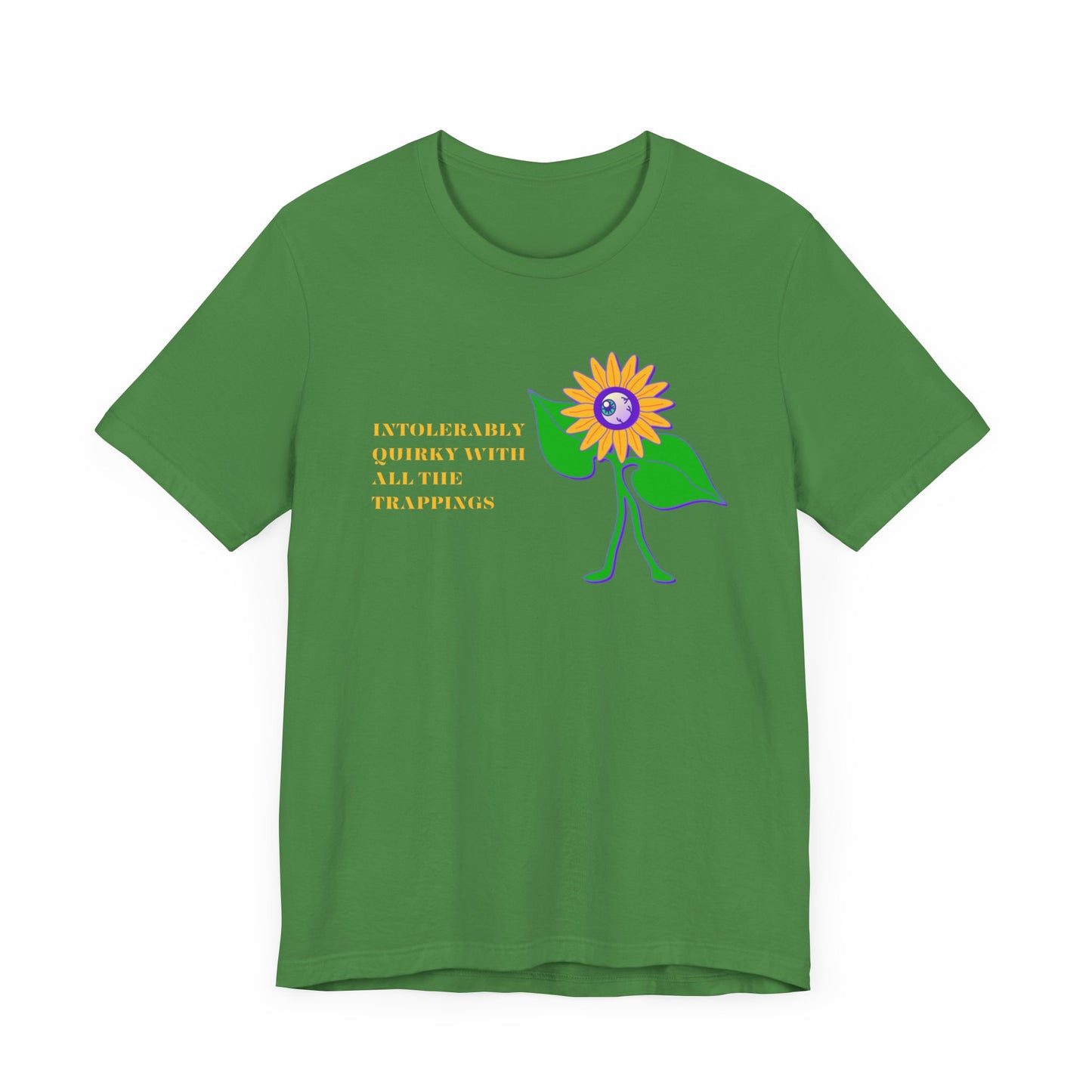 Intolerably Quirky with All the Trappings Unisex Jersey Short Sleeve Tee