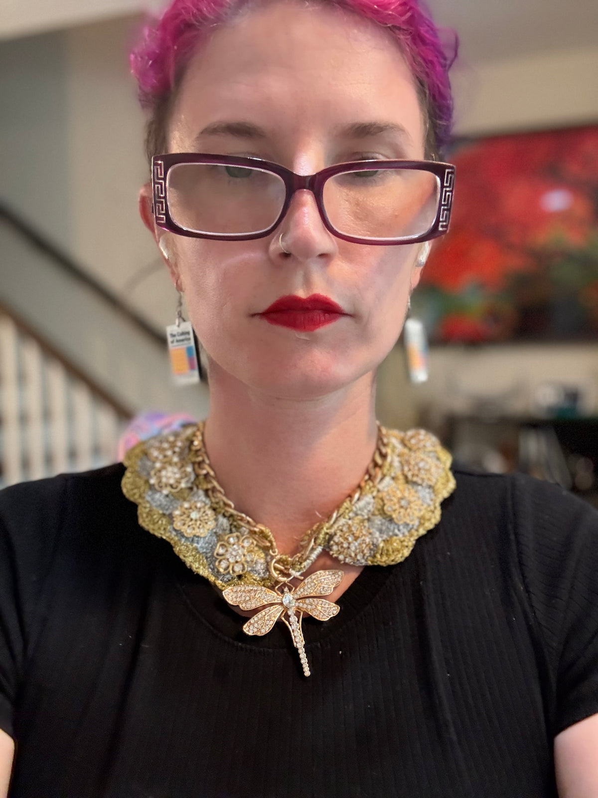 I Was Born a Soldier Metallic Collar: the Megaera Front clasp with bracelet