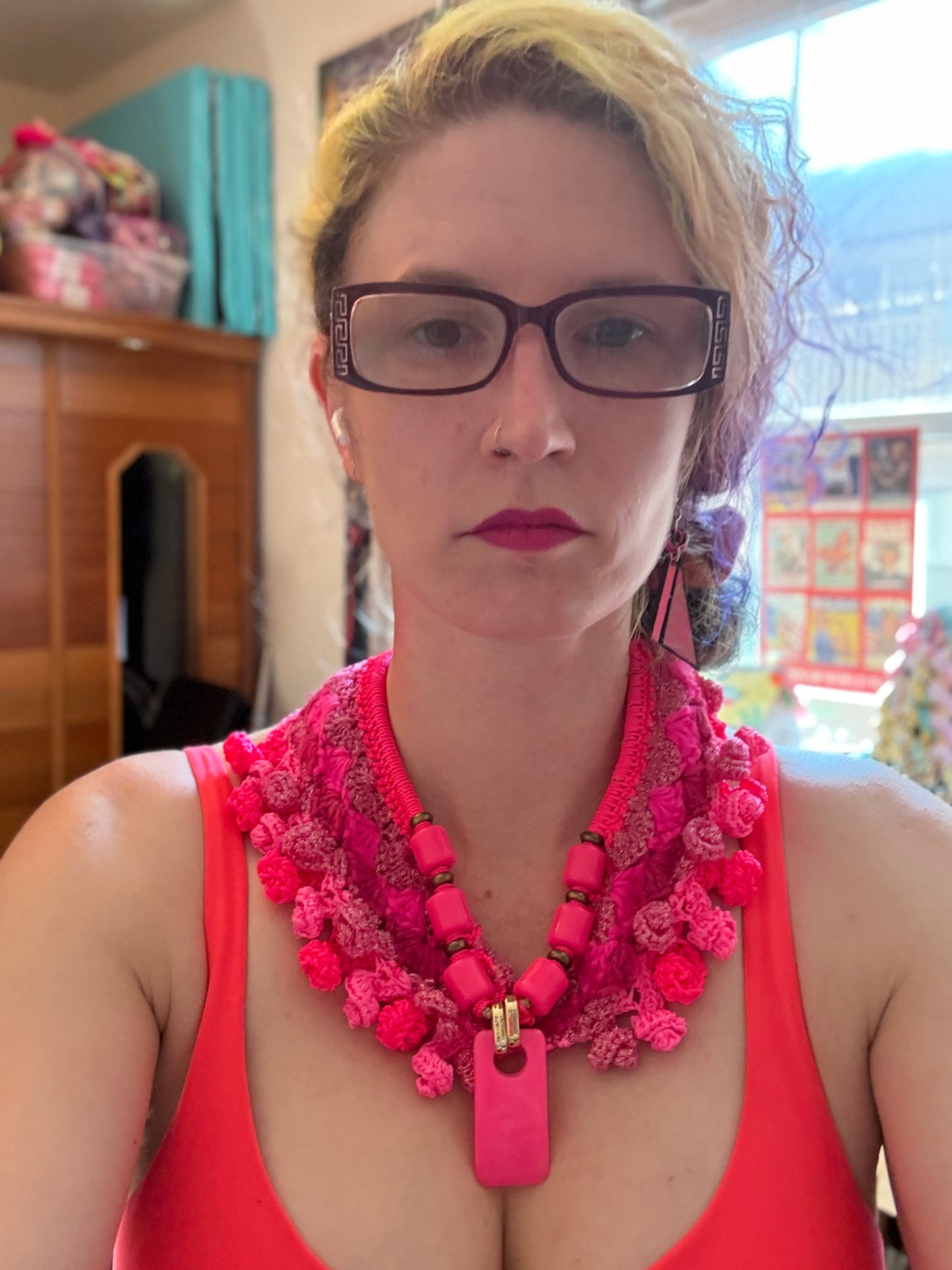 Love bomb collar: all the neons!!!