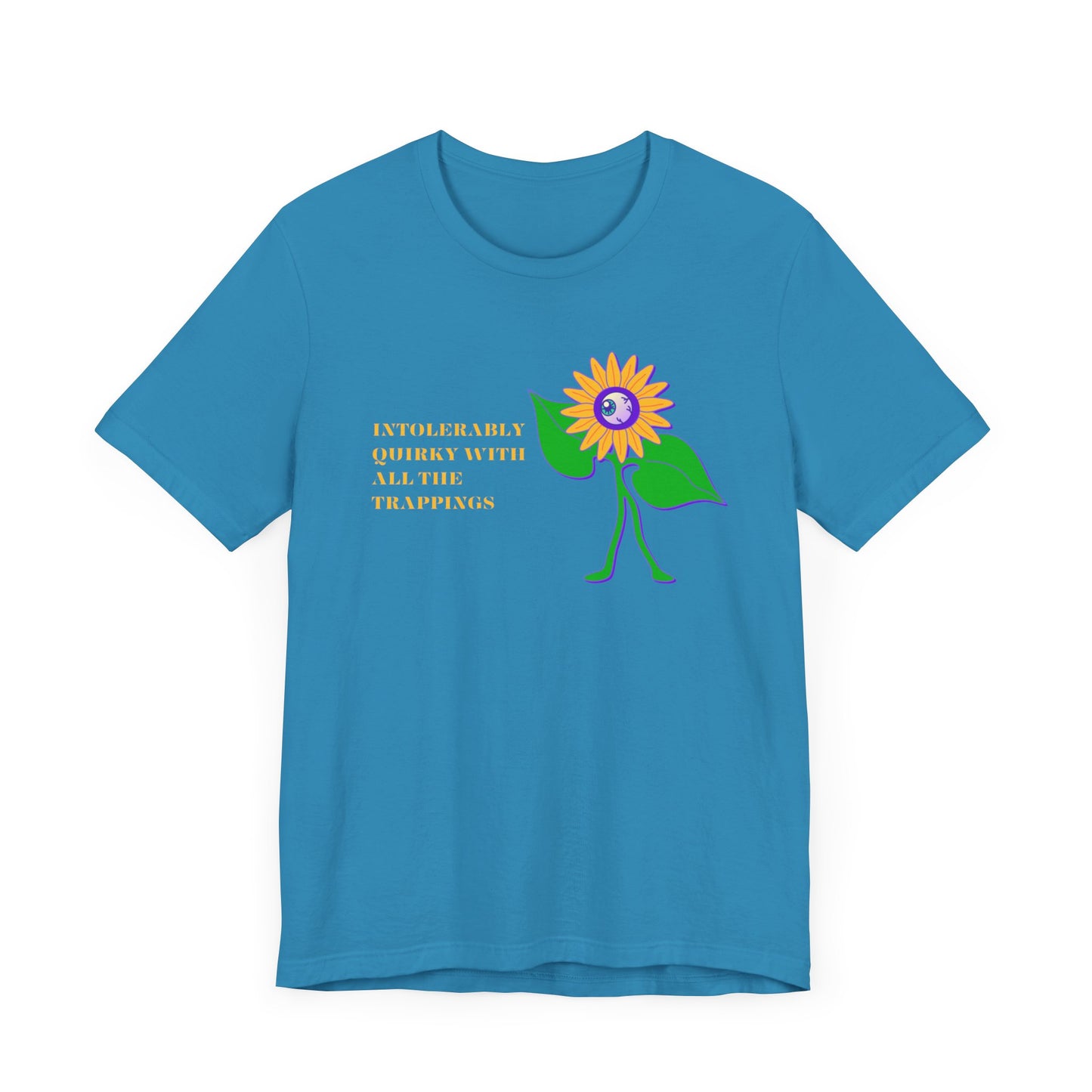 Intolerably Quirky with All the Trappings Unisex Jersey Short Sleeve Tee