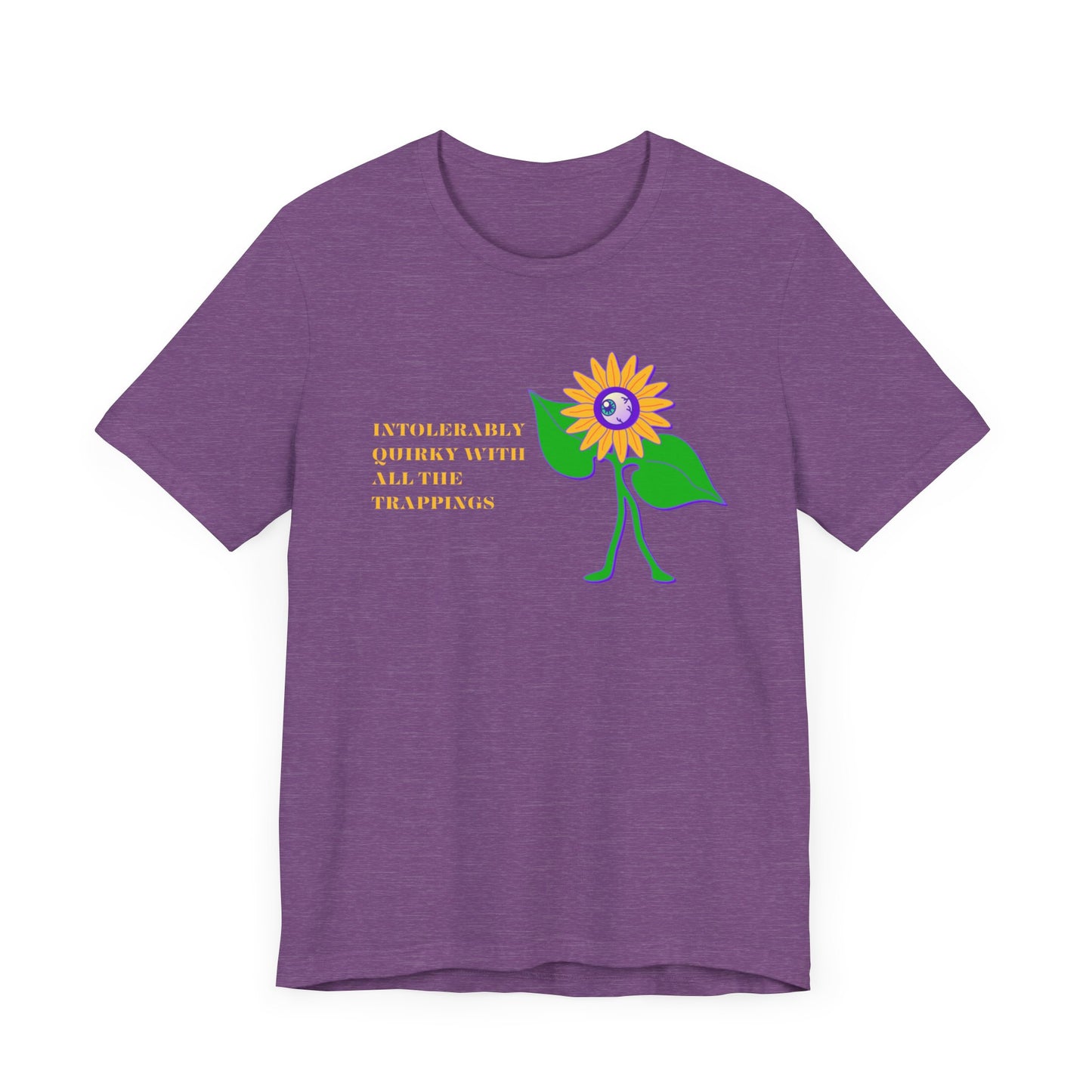 Intolerably Quirky with All the Trappings Unisex Jersey Short Sleeve Tee