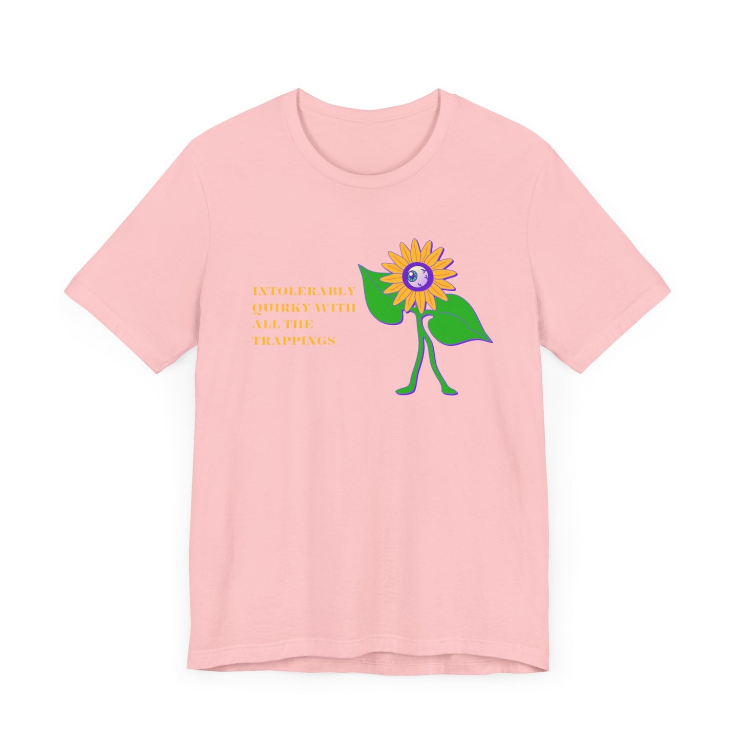 Intolerably Quirky with All the Trappings Unisex Jersey Short Sleeve Tee