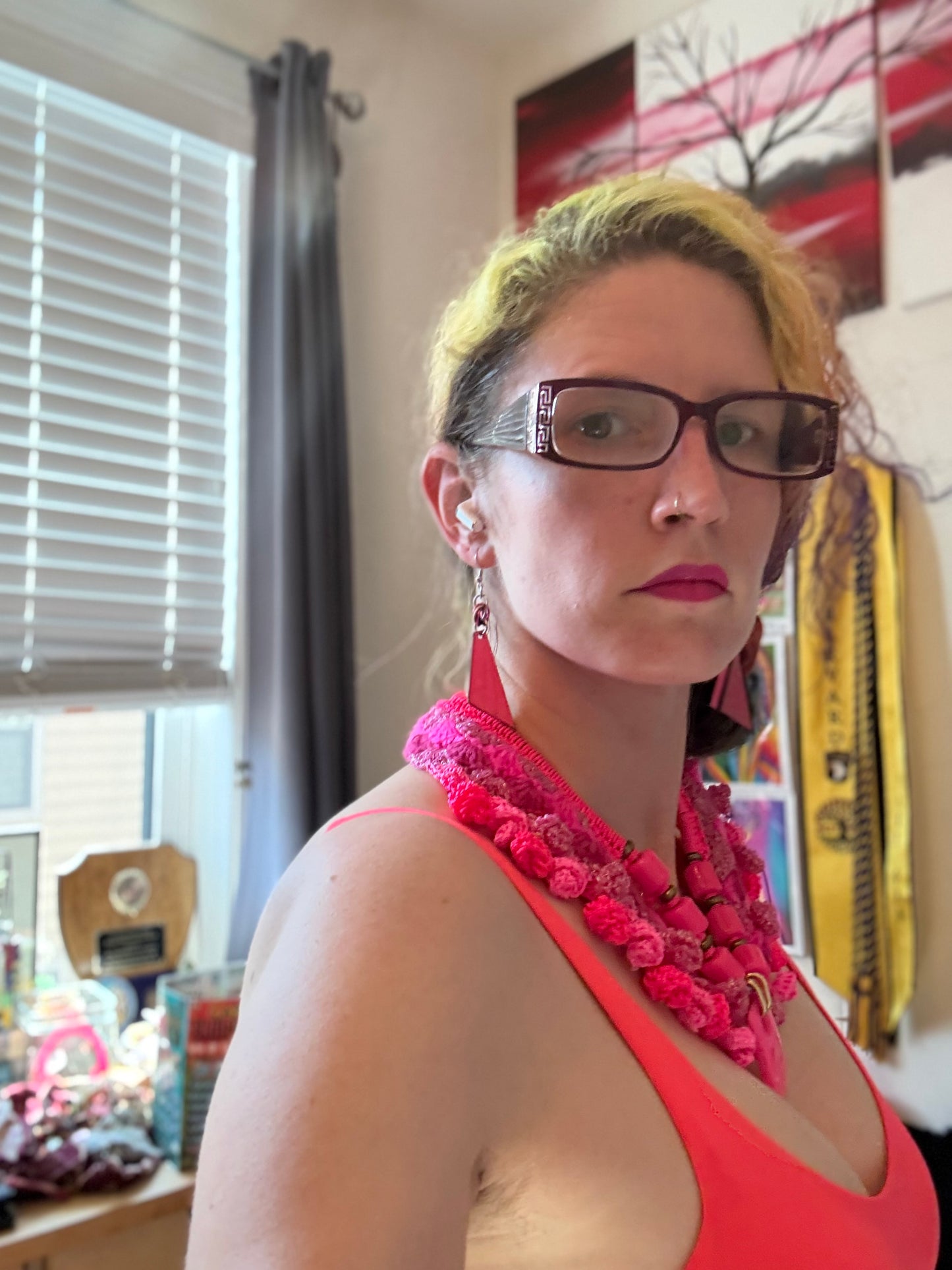 Love bomb collar: all the neons!!!