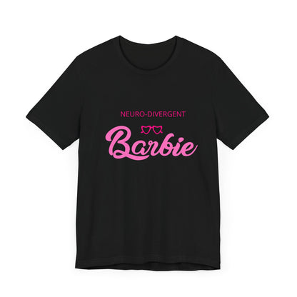 Neurodivergent Barbie Unisex Jersey Short Sleeve Tee