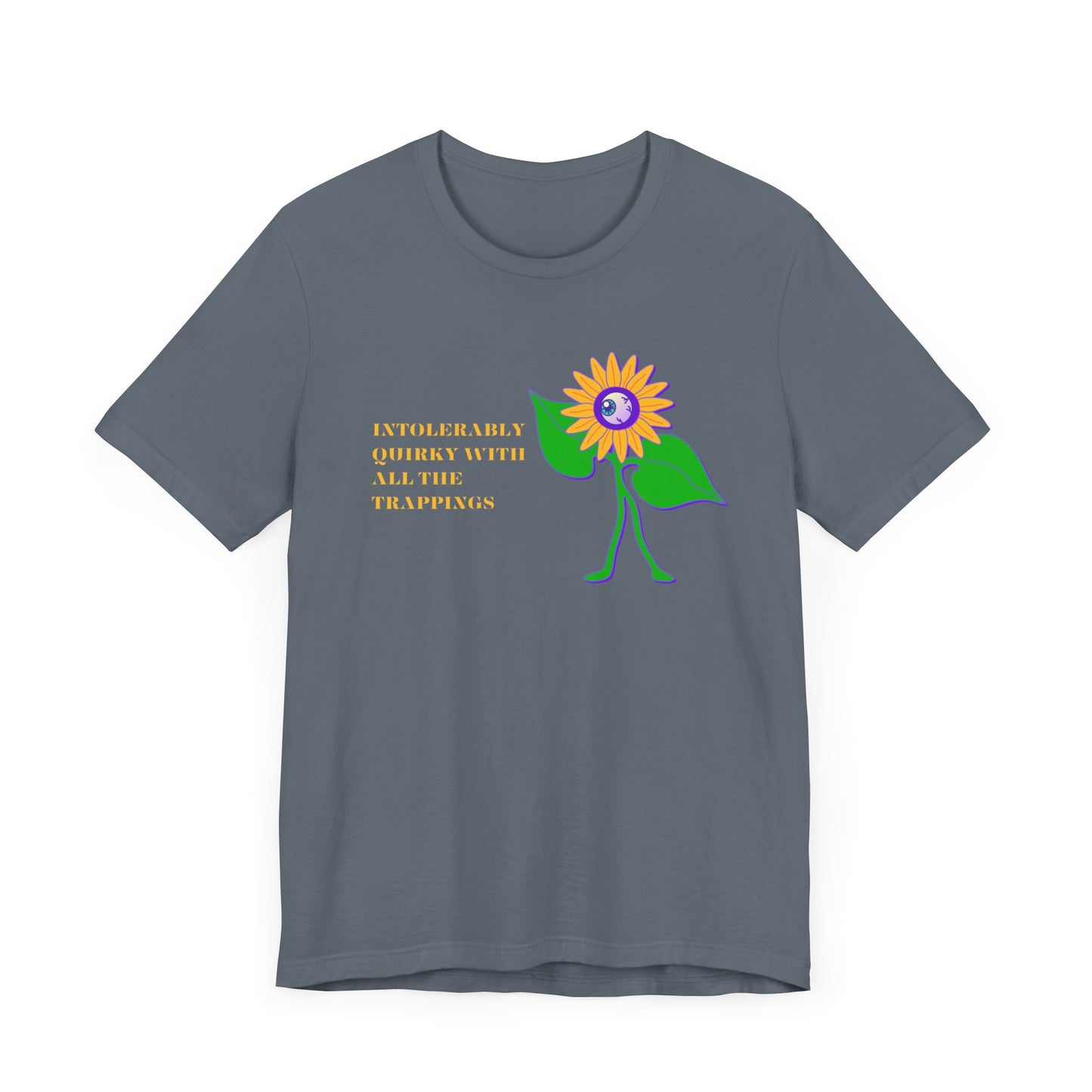 Intolerably Quirky with All the Trappings Unisex Jersey Short Sleeve Tee