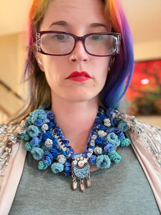 Cults always promise space travel earrings—dancing midnight