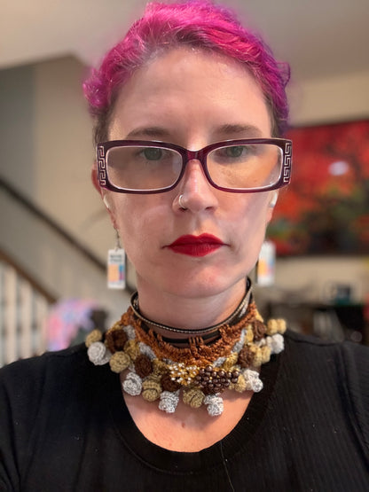I Was Born a Soldier Metallic Collar: the Eris Choker and Cuff