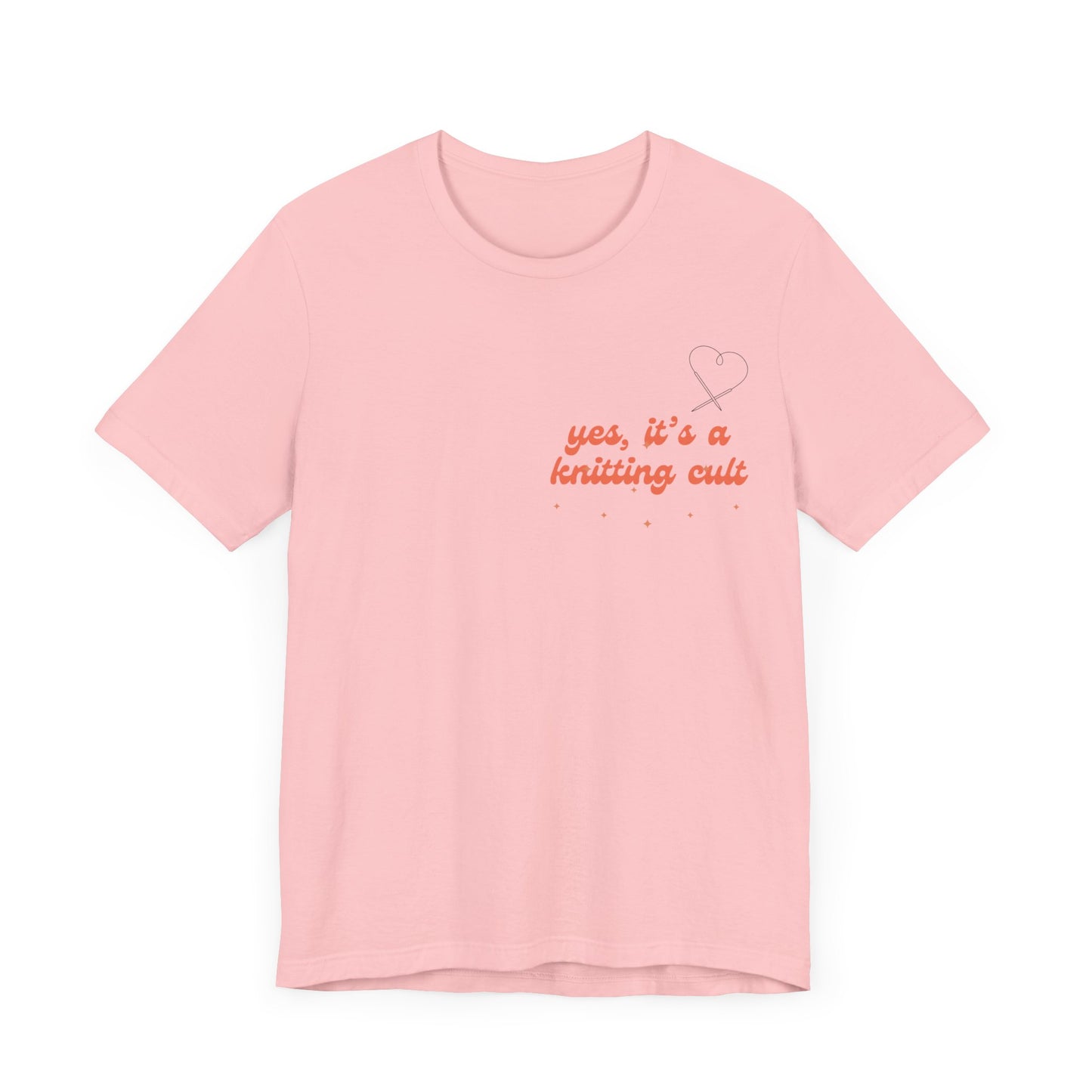 Yes It's a Knitting Cult Unisex Jersey Short Sleeve Tee