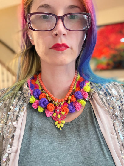 Love bomb collar: Brazilian Carnival