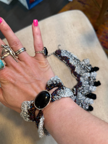 I Was Born a Soldier Metallic Collar: the Chamunda Collar and Cuff