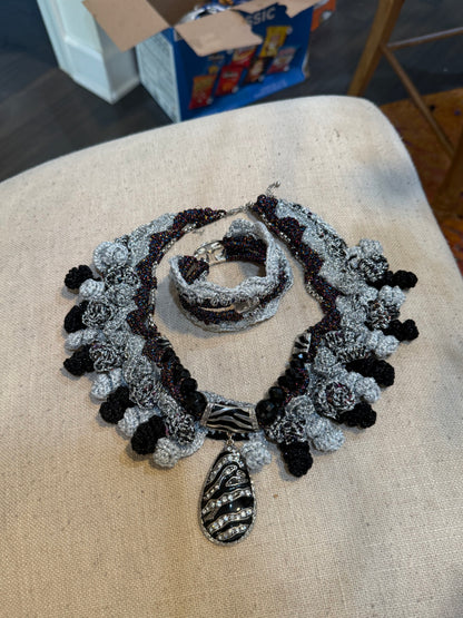 I Was Born a Soldier Metallic Collar: the Chamunda Collar and Cuff