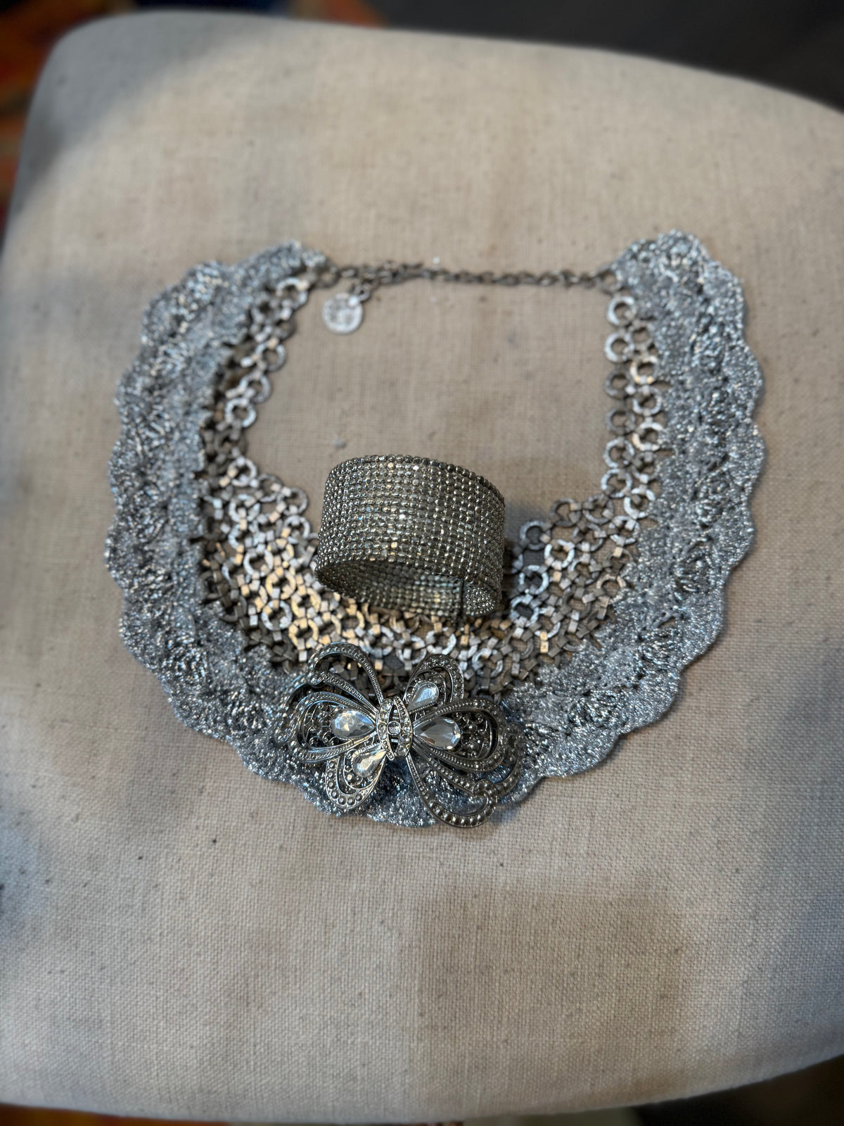 I Was Born a Soldier Metallic Collar: the Ishtar with Cuff