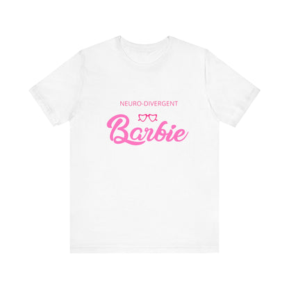 Neurodivergent Barbie Unisex Jersey Short Sleeve Tee
