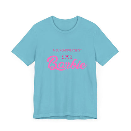 Neurodivergent Barbie Unisex Jersey Short Sleeve Tee