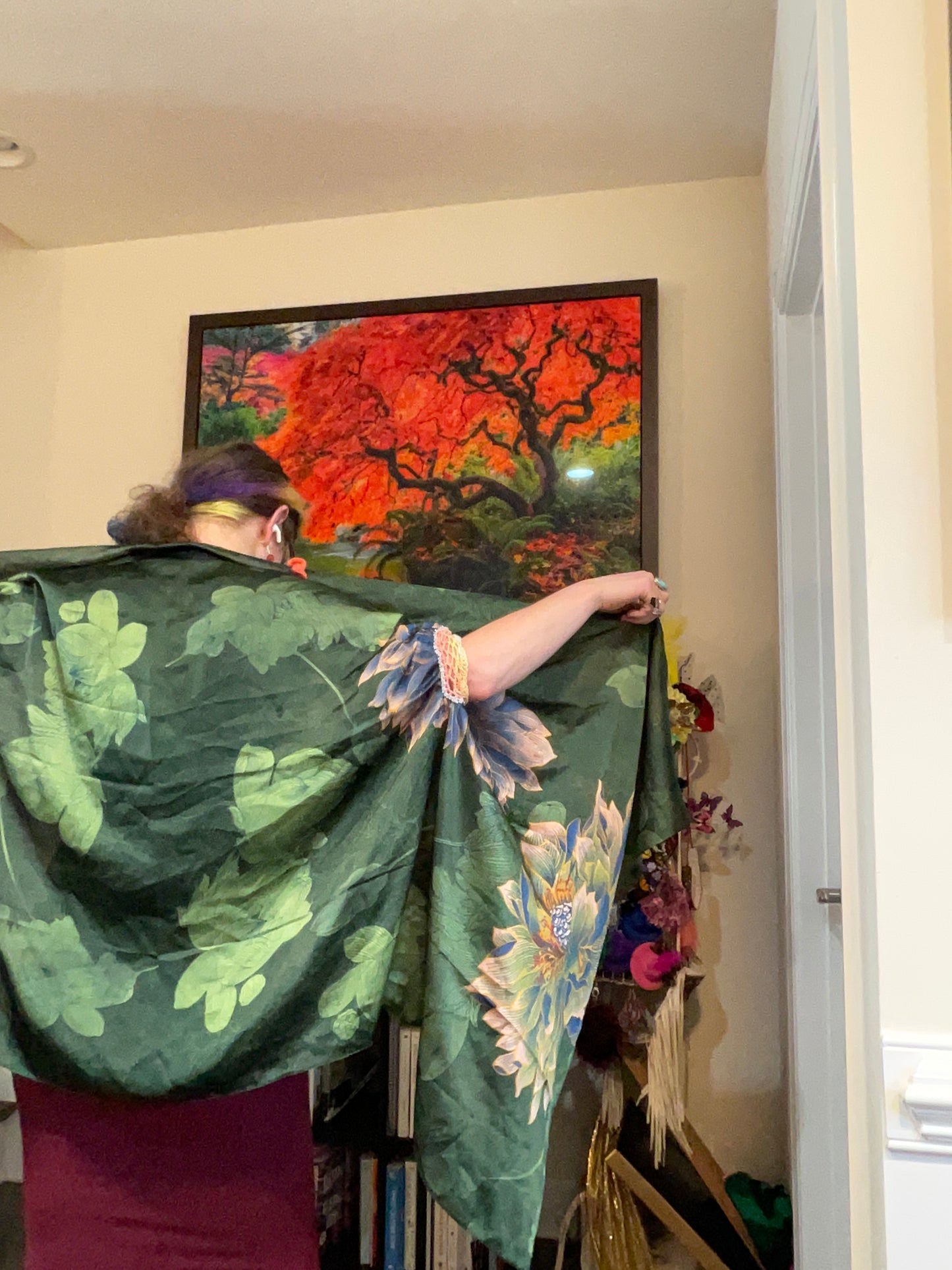 A jungle slouchy Scarfigan