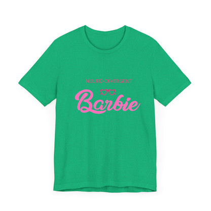 Neurodivergent Barbie Unisex Jersey Short Sleeve Tee