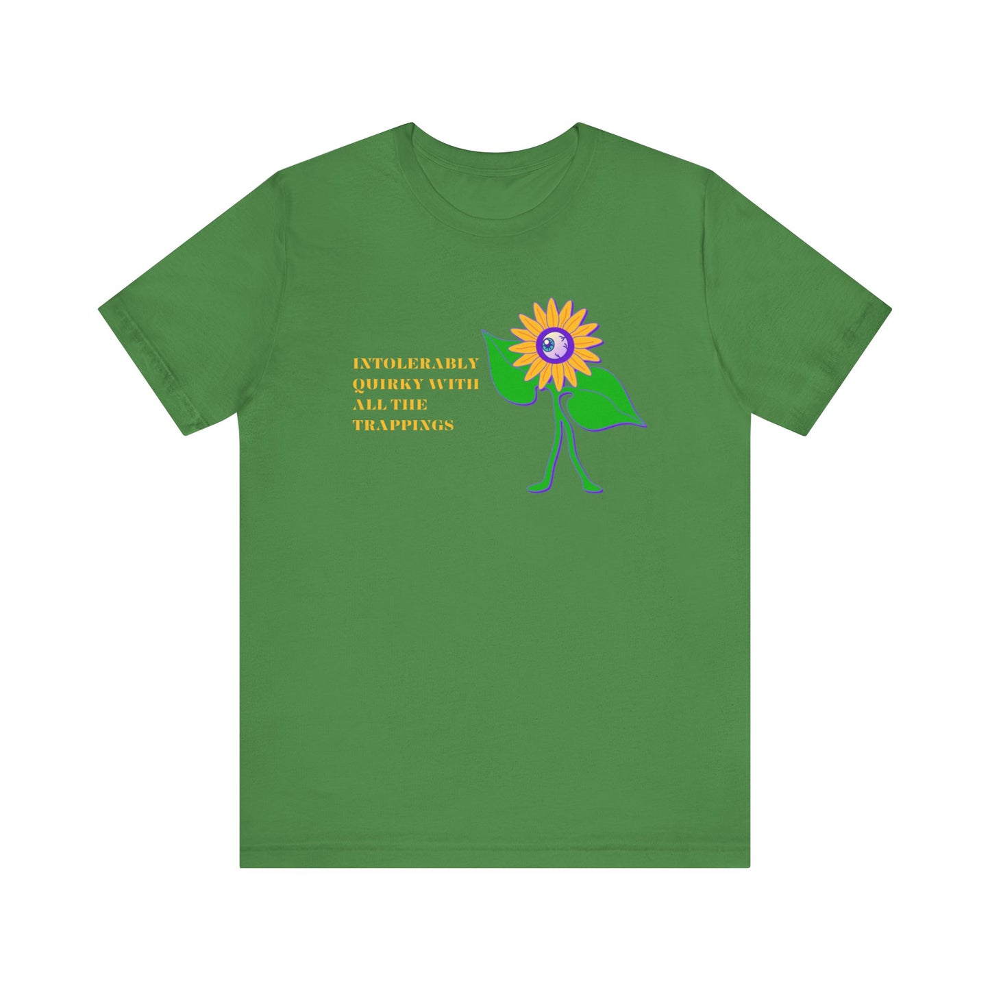 Intolerably Quirky with All the Trappings Unisex Jersey Short Sleeve Tee