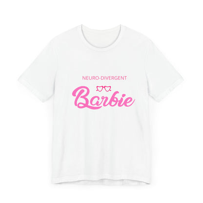 Neurodivergent Barbie Unisex Jersey Short Sleeve Tee