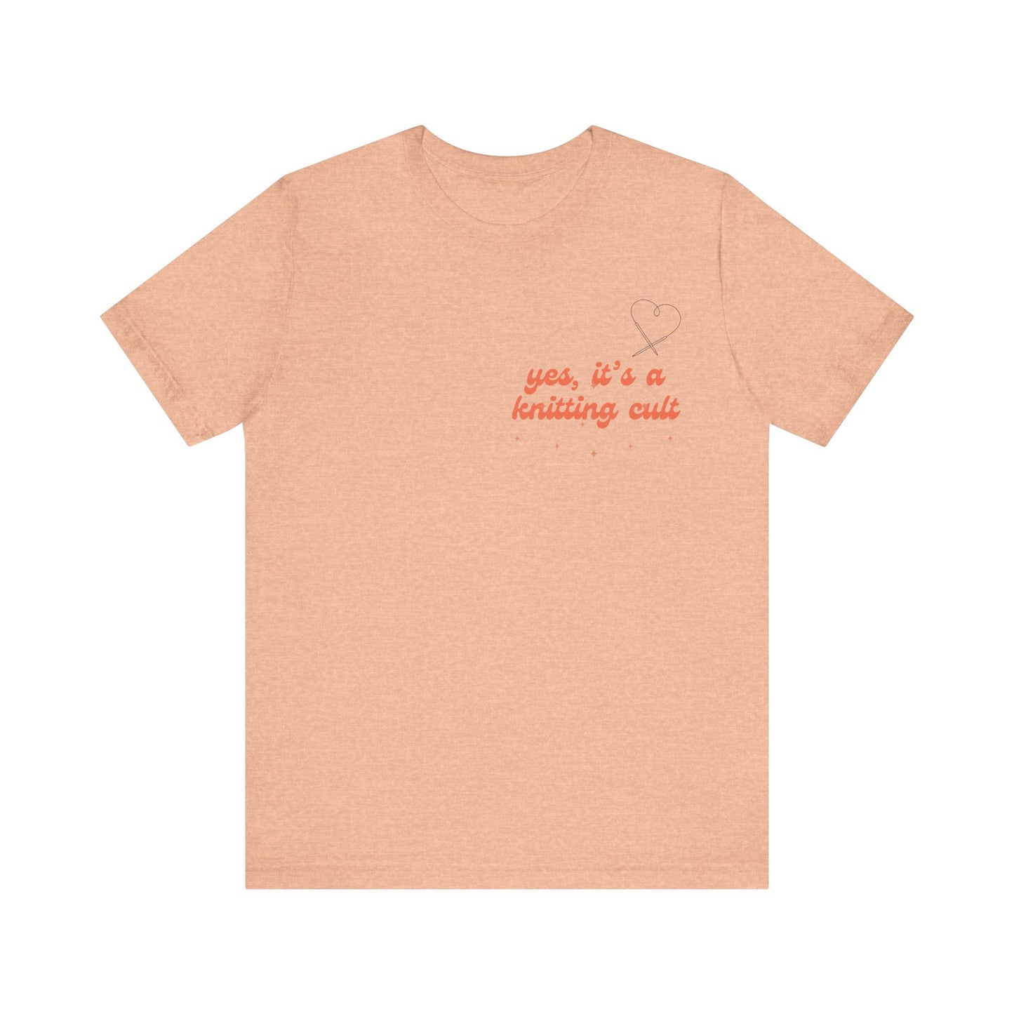 Yes It's a Knitting Cult Unisex Jersey Short Sleeve Tee