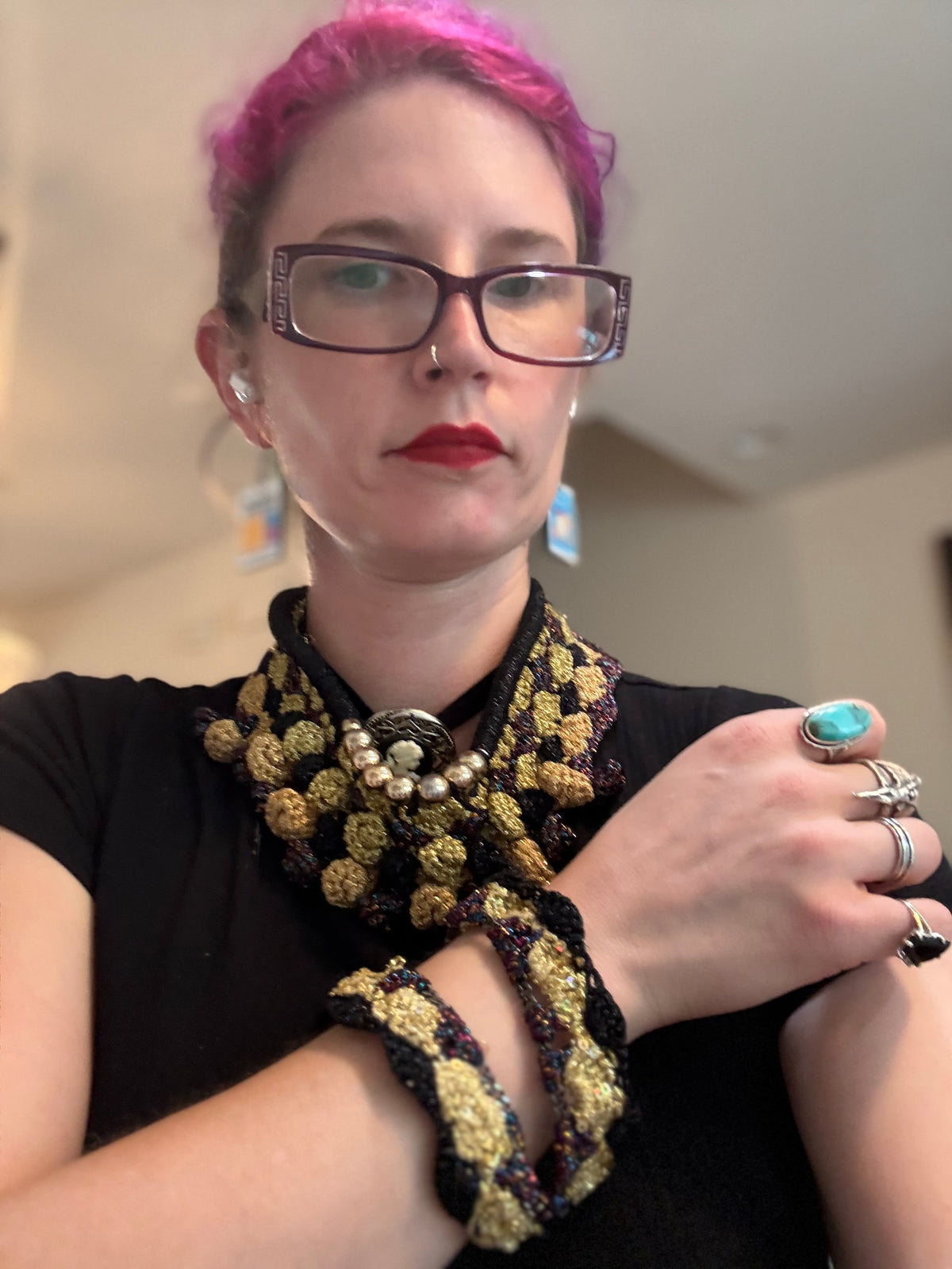 I Was Born a Soldier Metallic Collar: the Fighter with cuff