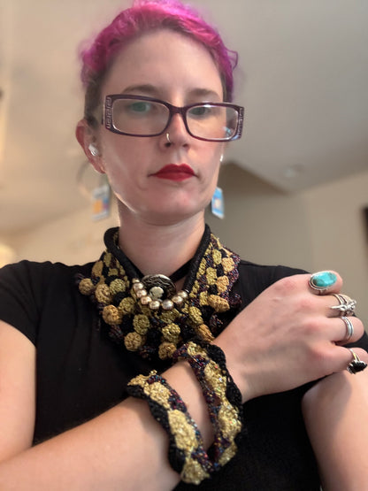 I Was Born a Soldier Metallic Collar: the Fighter with cuff