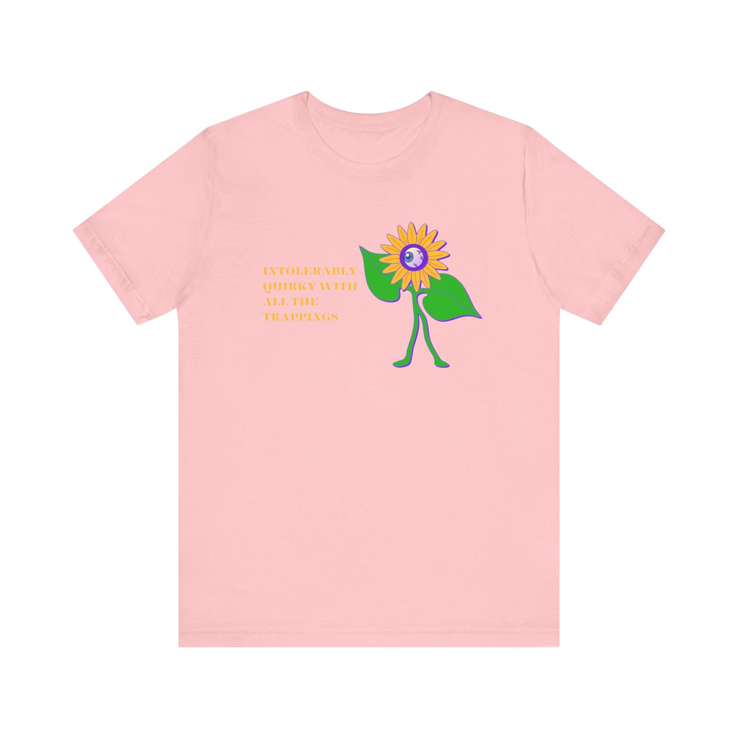 Intolerably Quirky with All the Trappings Unisex Jersey Short Sleeve Tee