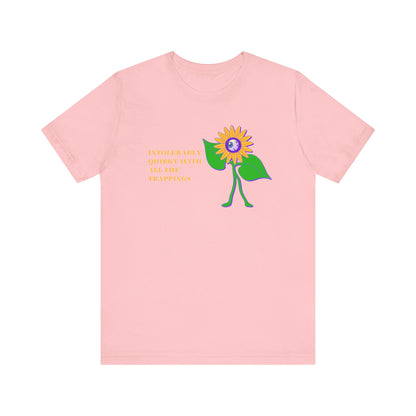 Intolerably Quirky with All the Trappings Unisex Jersey Short Sleeve Tee
