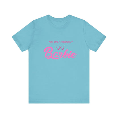 Neurodivergent Barbie Unisex Jersey Short Sleeve Tee