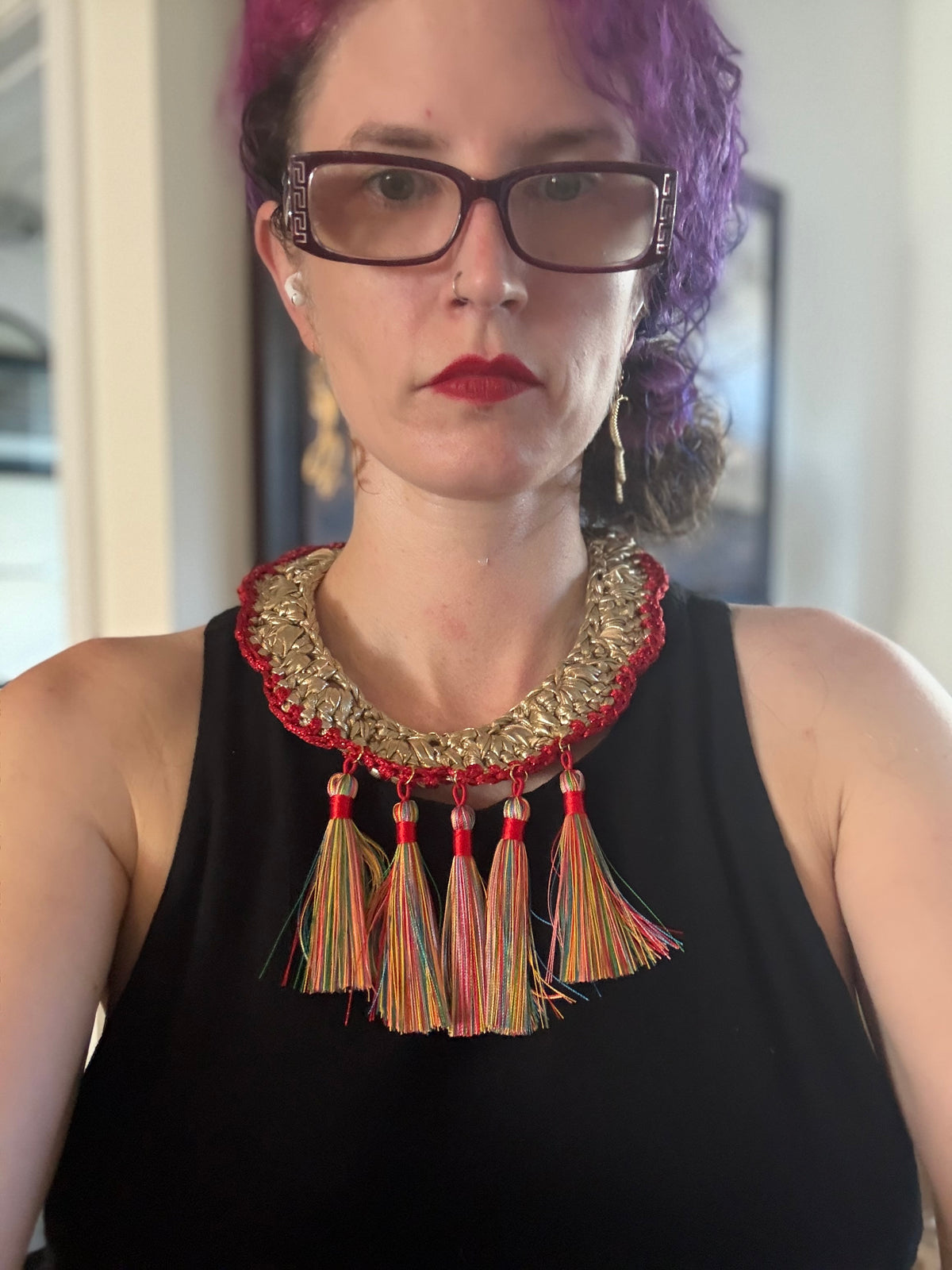 I Was Born a Soldier Metallic Collar: the  Cleopatra