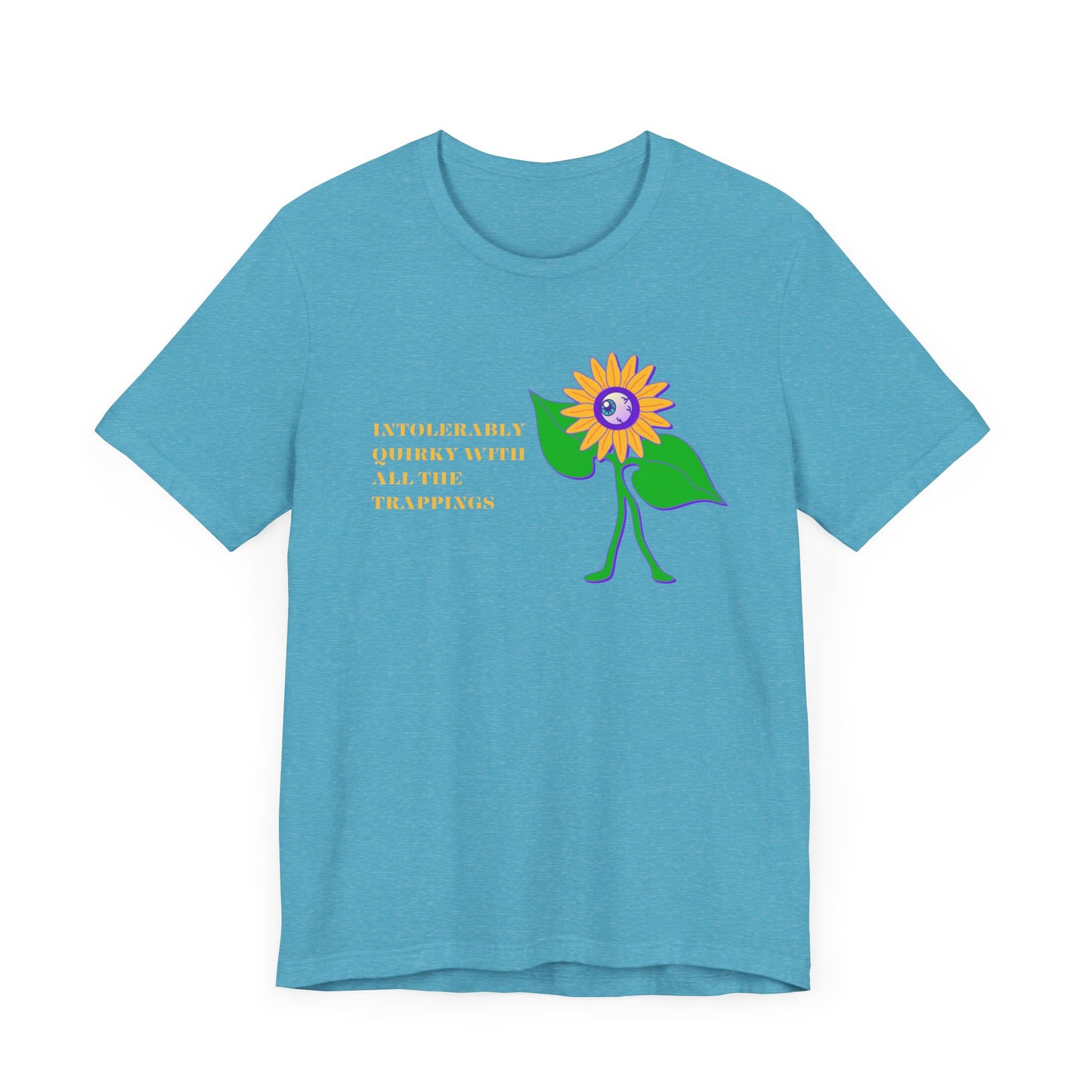 Intolerably Quirky with All the Trappings Unisex Jersey Short Sleeve Tee