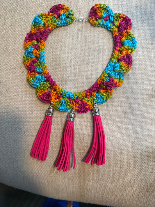Fringe belief collar (7): Rainbow Pink