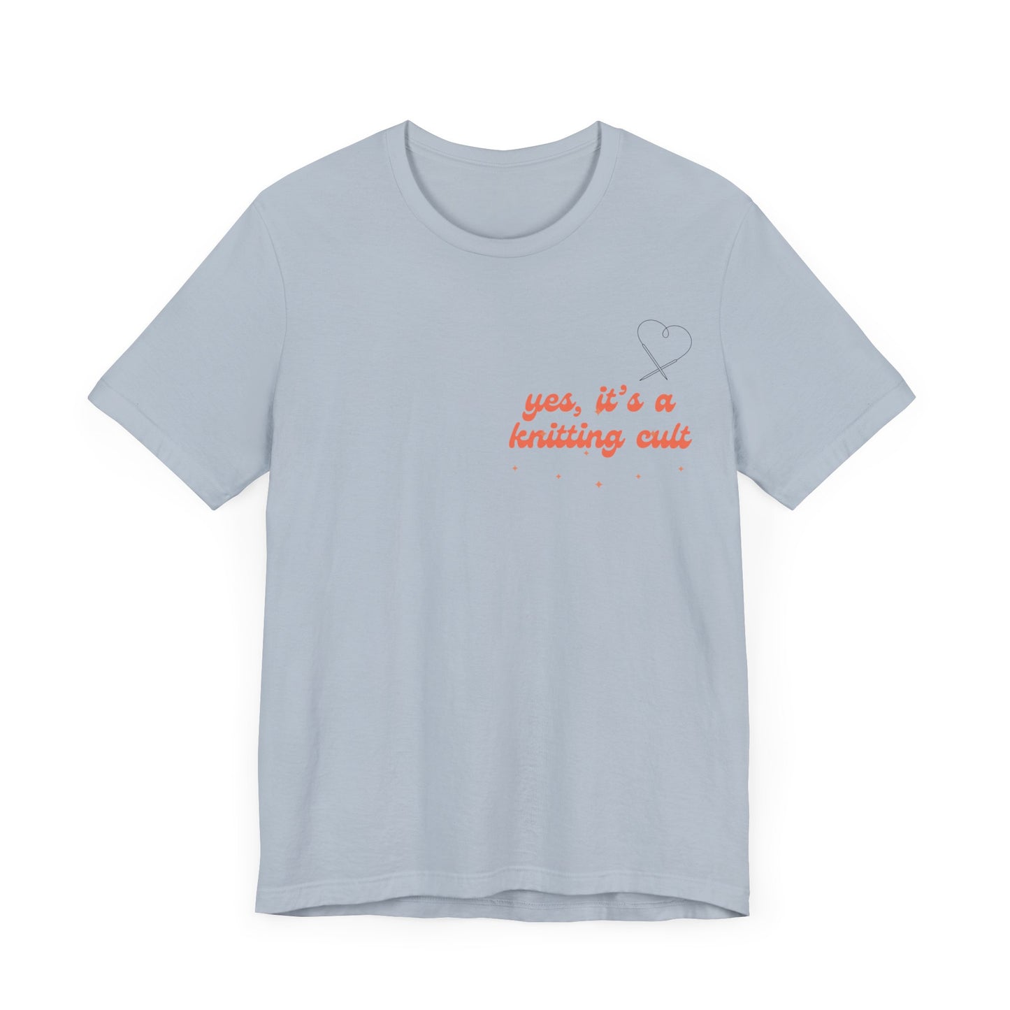 Yes It's a Knitting Cult Unisex Jersey Short Sleeve Tee
