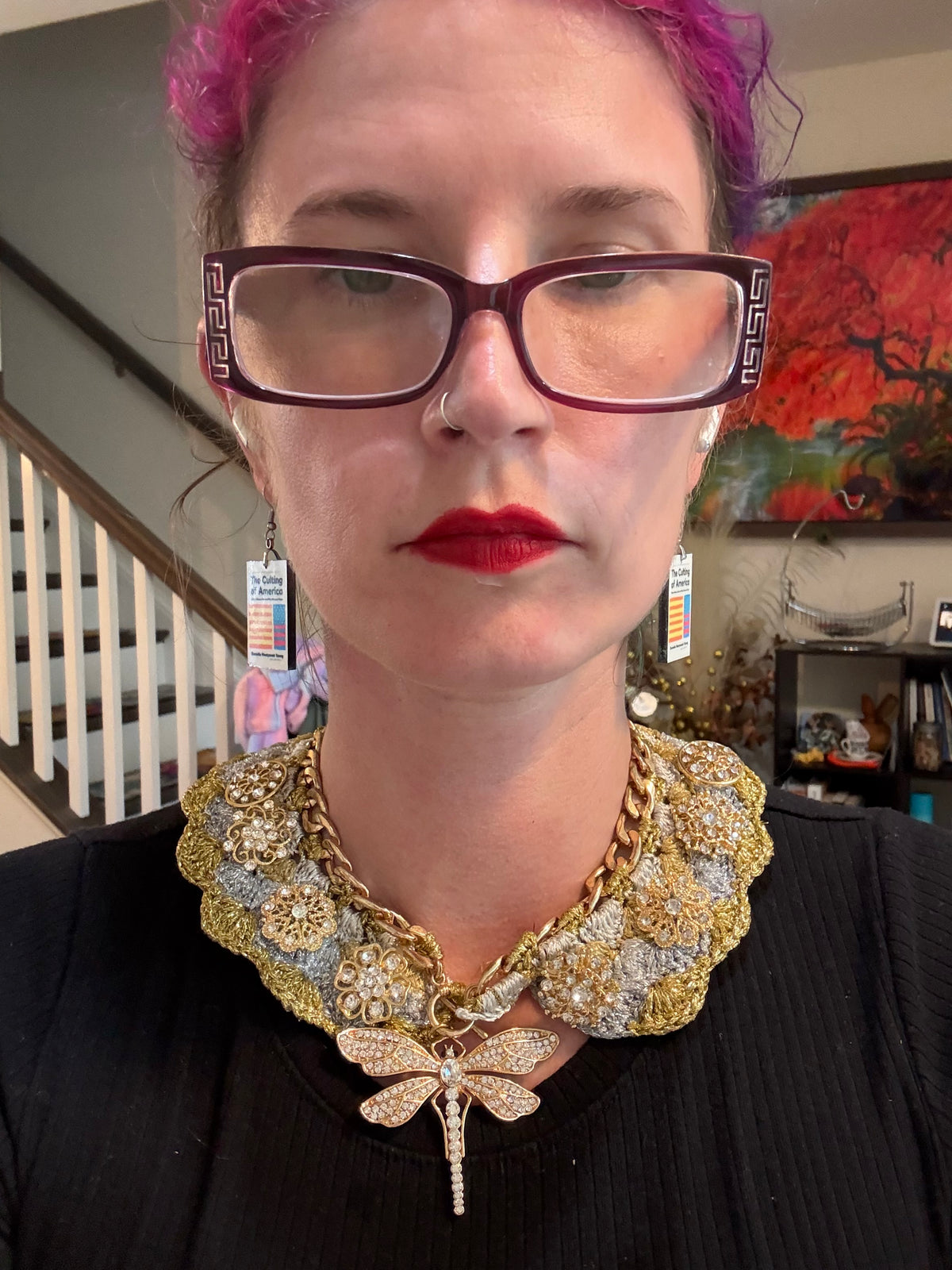 I Was Born a Soldier Metallic Collar: the Megaera Front clasp with bracelet