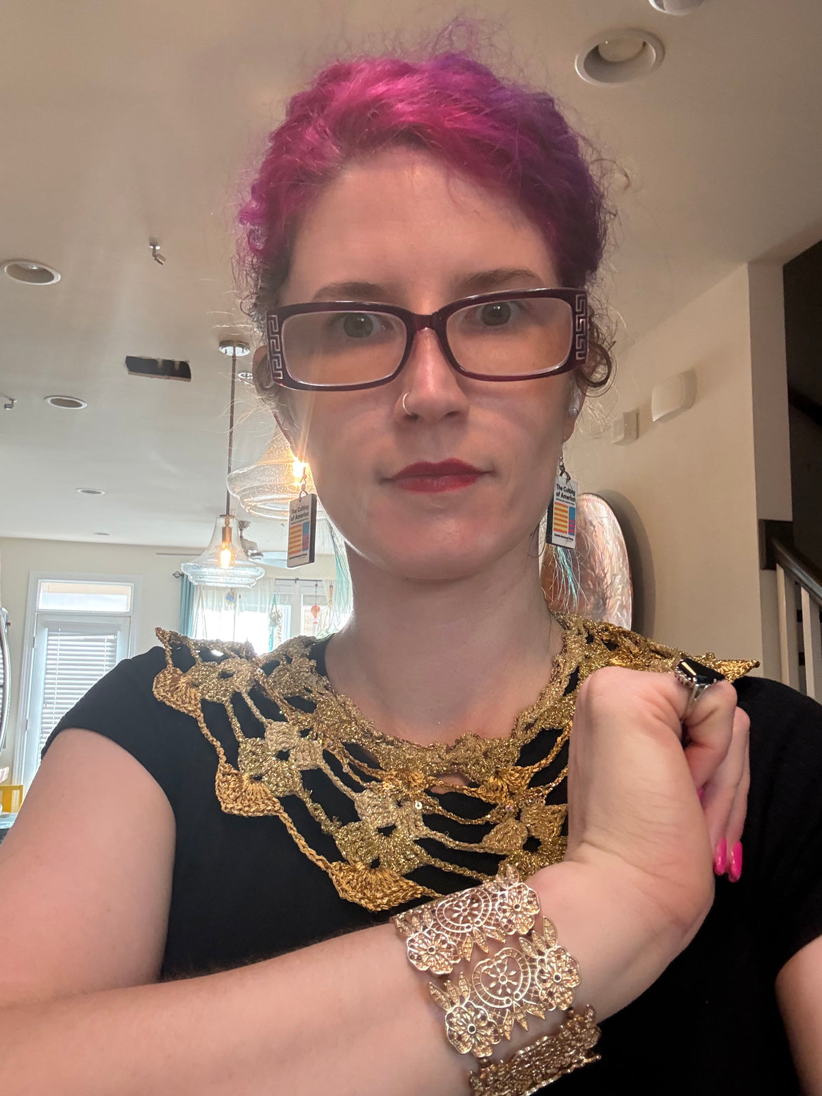I Was Born a Soldier Metallic Collar: the Banshee with cuff